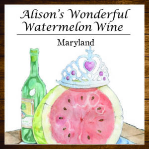 Layton's Chance Vineyard & Winery - Alison's Wonderful Watermelon Wine